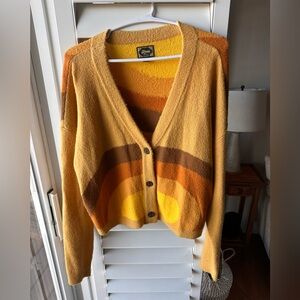 RVCA Women's Multicolor Cardigan Sweater